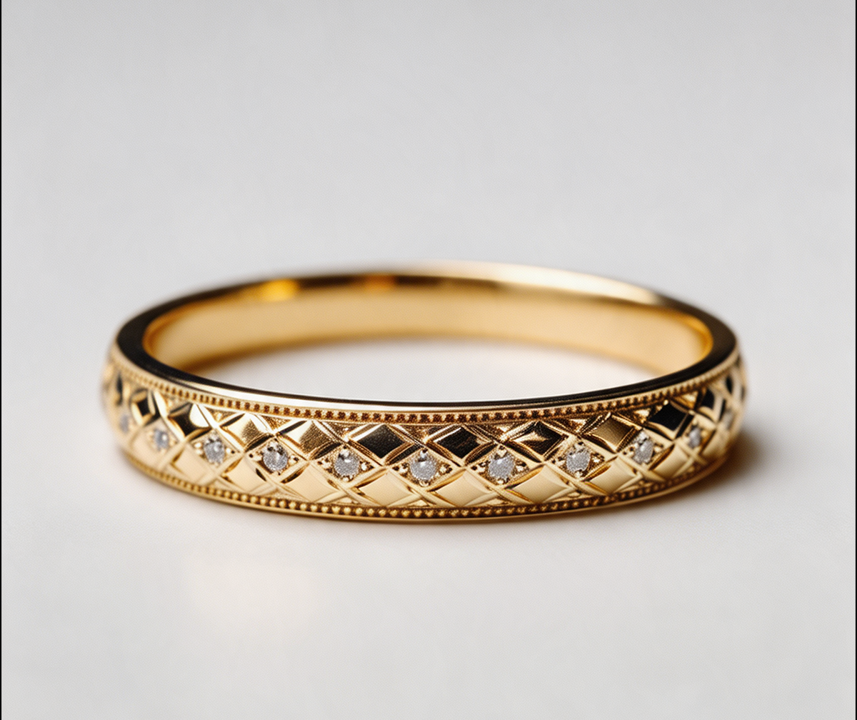 Gold Bangle Bracelet